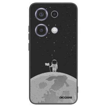 Picasee Xiaomi Redmi Note 14S Hülle - Schwarzes Silikon - Astronaut