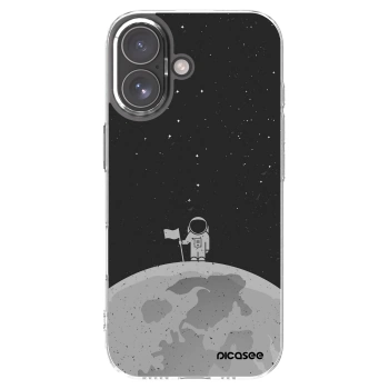Picasee Apple iPhone 17 Hülle - Transparentes Silikon - Astronaut