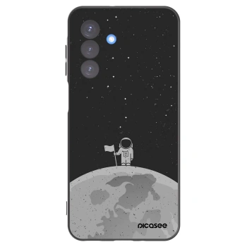 Picasee Samsung Galaxy A17 5G Hülle - Schwarzes Silikon - Astronaut