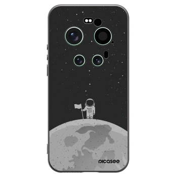 Picasee Xiaomi 17 Ultra Hülle - Schwarzes Silikon - Astronaut