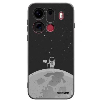 Picasee OPPO Find X9 Pro Hülle - Schwarzes Silikon - Astronaut