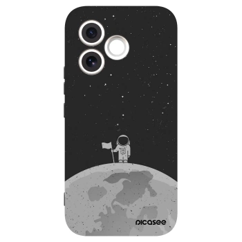Picasee Honor 600 Lite Hülle - Schwarzes Silikon - Astronaut