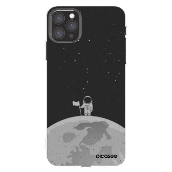 Picasee Apple iPhone 11 Pro Max Hülle - Transparentes Silikon - Astronaut