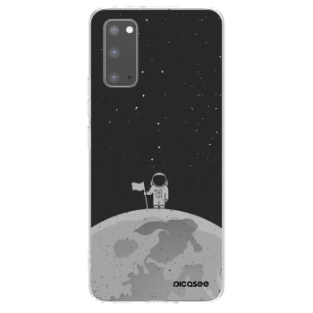 Picasee Samsung Galaxy S20 G980F Hülle - Transparentes Silikon - Astronaut