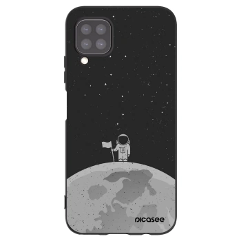 Picasee Huawei P40 Lite Hülle - Schwarzes Silikon - Astronaut