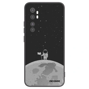 Picasee Xiaomi Mi Note 10 Lite Hülle - Schwarzes Silikon - Astronaut