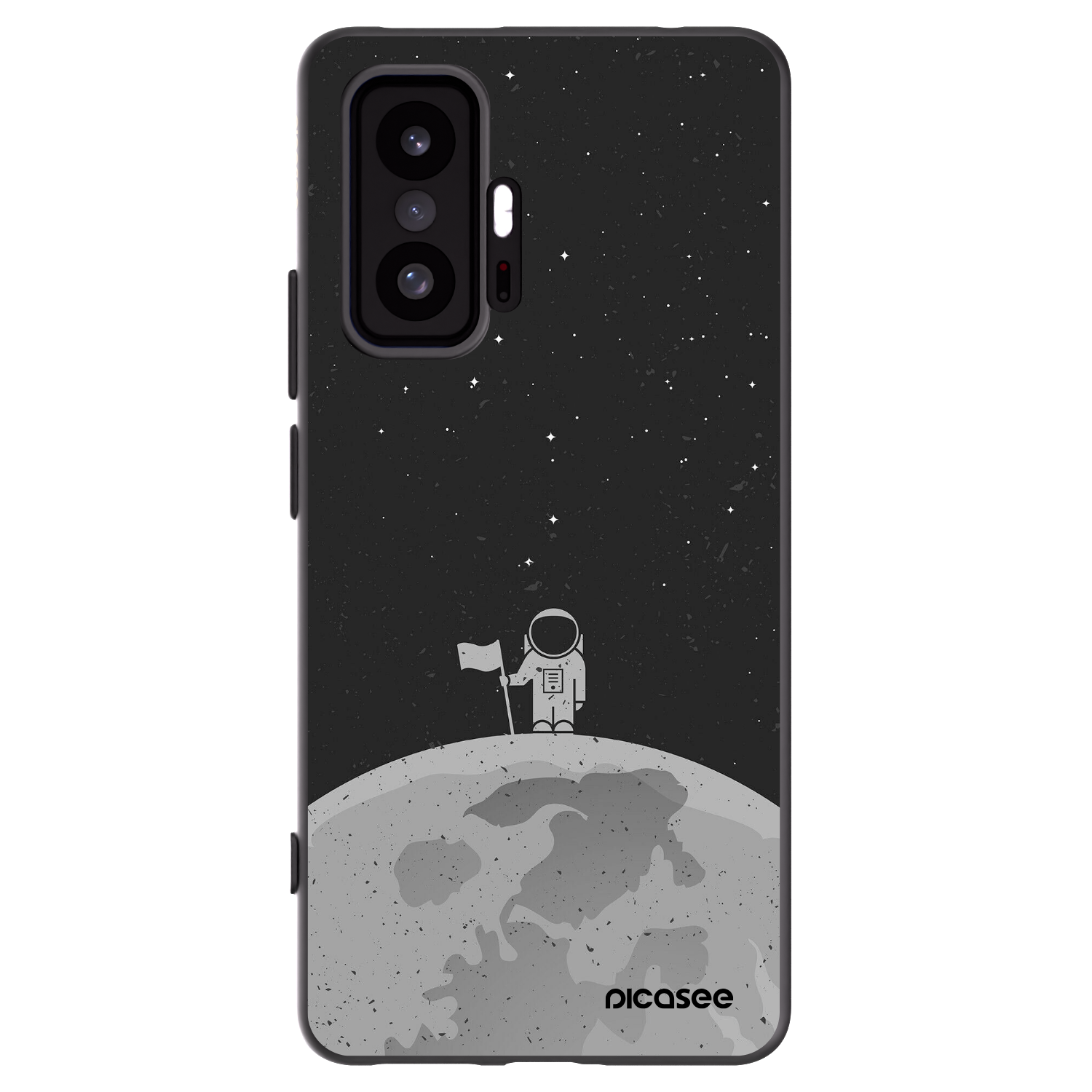 Picasee Xiaomi 11T Hülle - Schwarzes Silikon - Astronaut