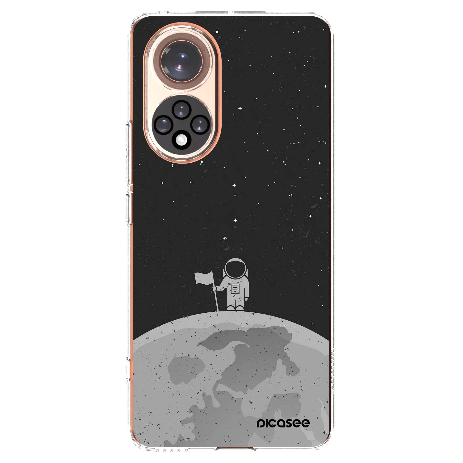 Picasee Honor 50 5G Hülle - Transparentes Silikon - Astronaut