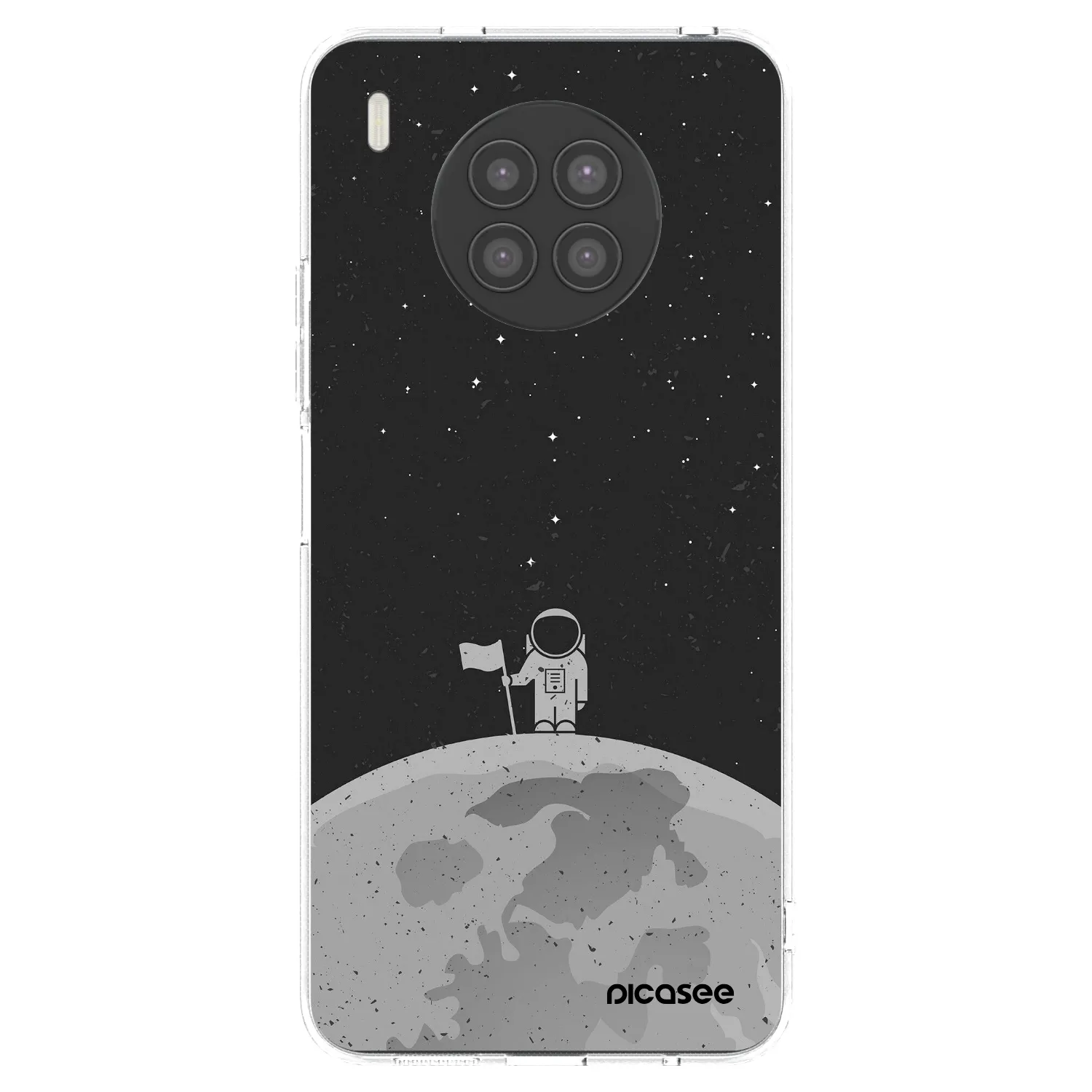 Picasee Huawei Nova 8i Hülle - Transparentes Silikon - Astronaut