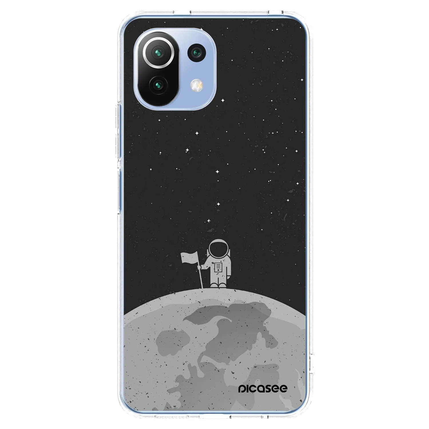 Picasee Xiaomi 11 Lite 5G NE Hülle - Transparentes Silikon - Astronaut