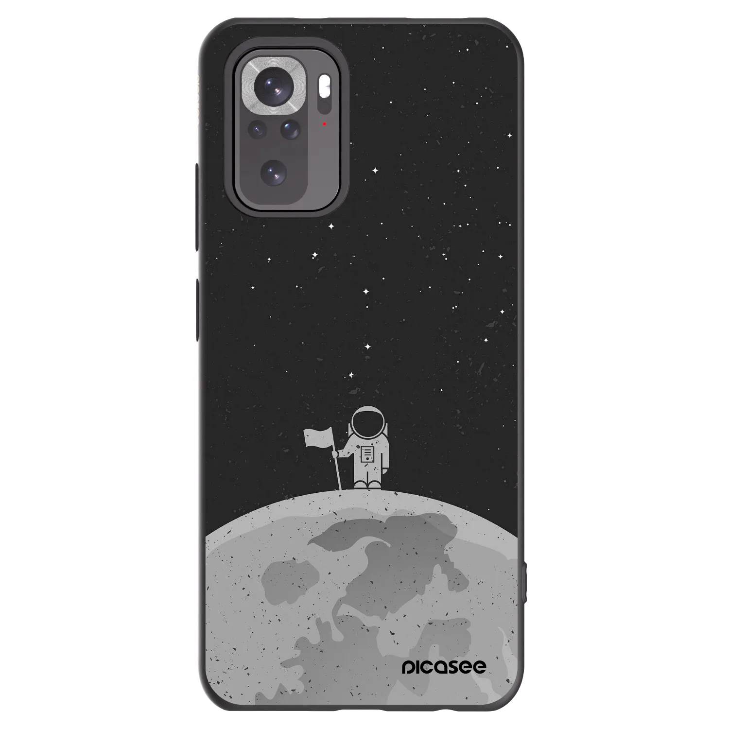 Picasee Xiaomi Redmi Note 11S 4G Hülle - Schwarzes Silikon - Astronaut