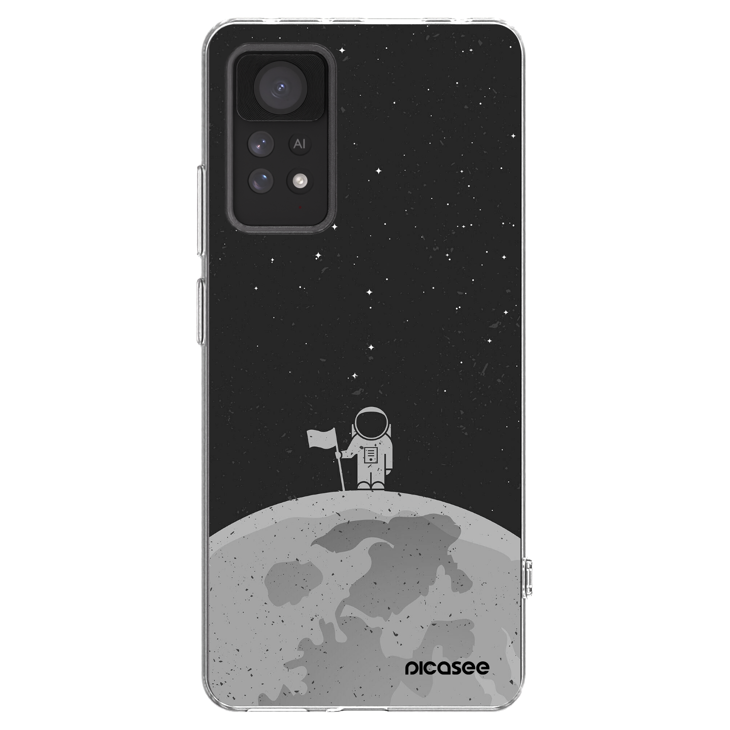 Picasee Xiaomi Redmi Note 11 Pro 5G Hülle - Transparentes Silikon - Astronaut