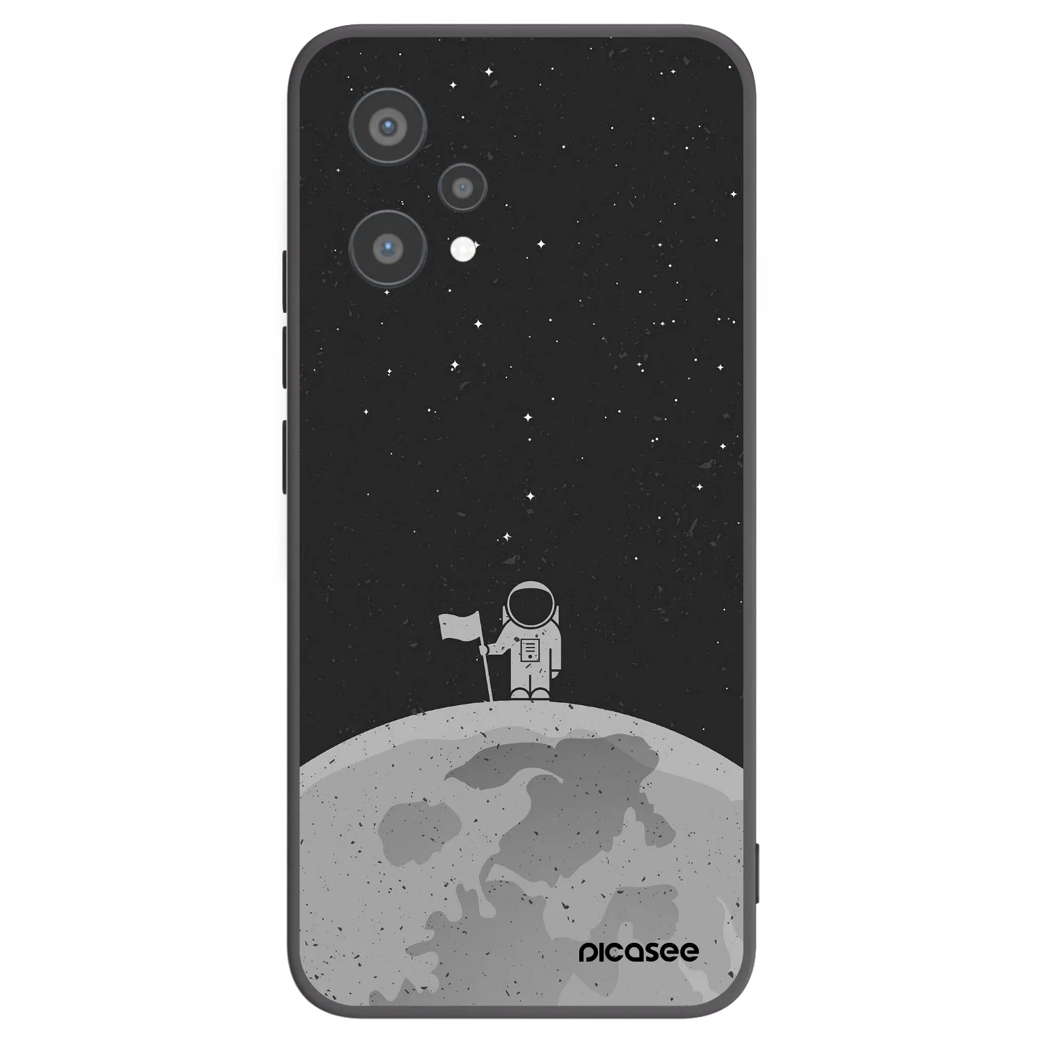 Picasee Realme 9 Pro 5G Hülle - Schwarzes Silikon - Astronaut