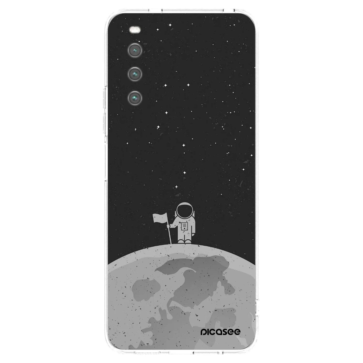 Picasee Sony Xperia 10 IV 5G Hülle - Transparentes Silikon - Astronaut