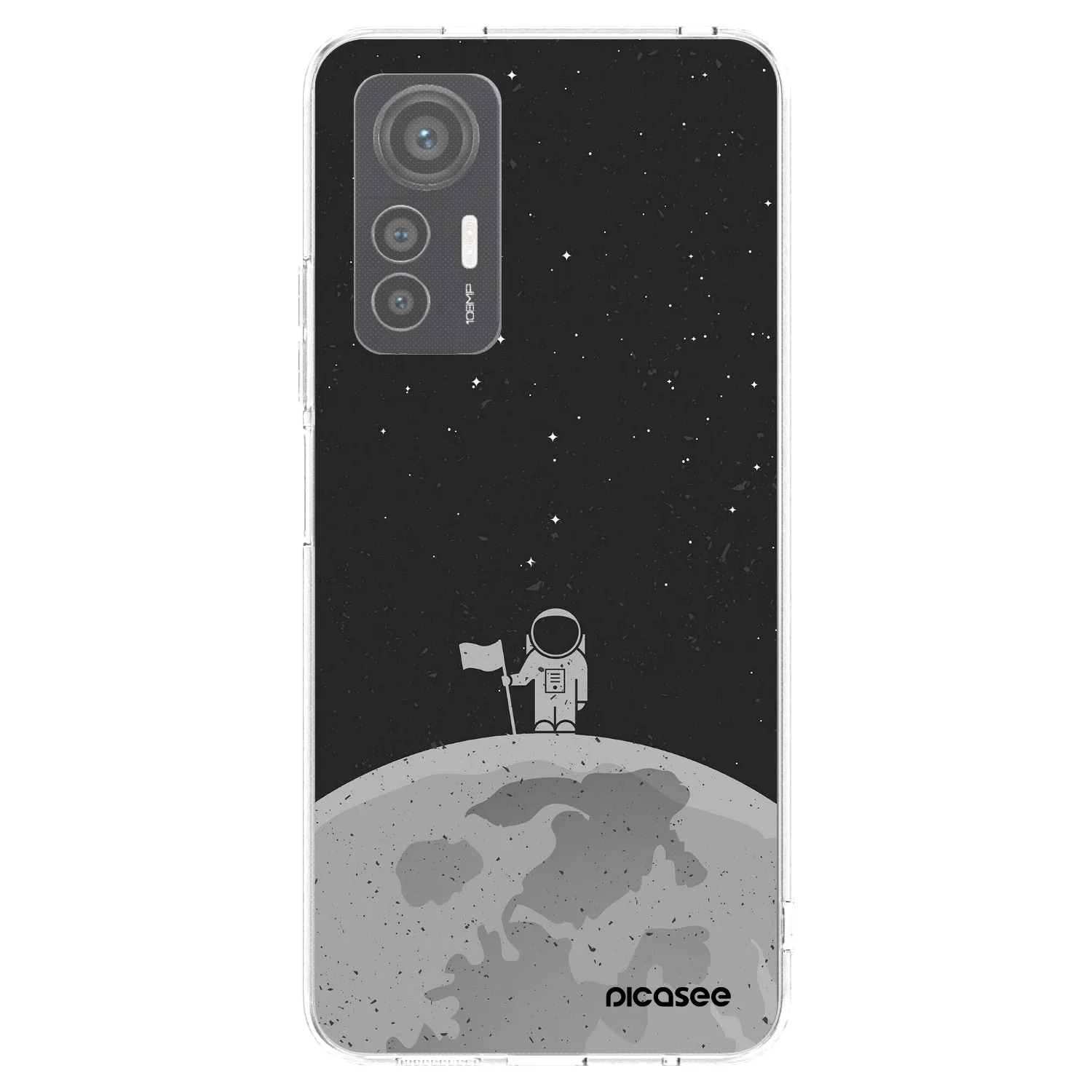 Picasee Xiaomi 12 Lite Hülle - Transparentes Silikon - Astronaut
