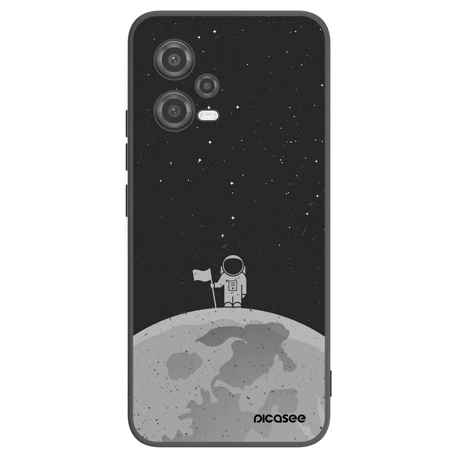 Picasee Xiaomi Poco X5 Hülle - Schwarzes Silikon - Astronaut