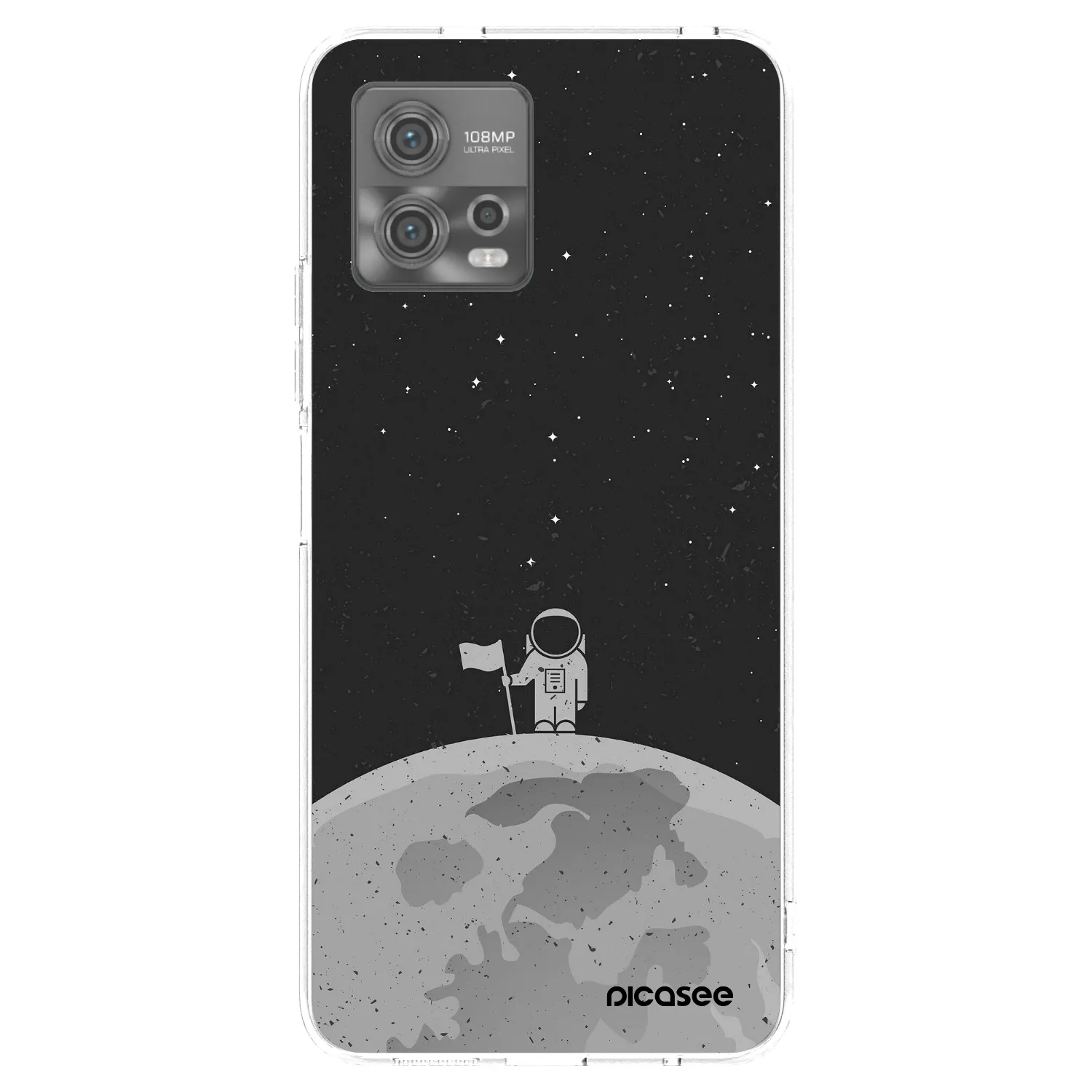 Picasee Motorola Moto G72 Hülle - Transparentes Silikon - Astronaut