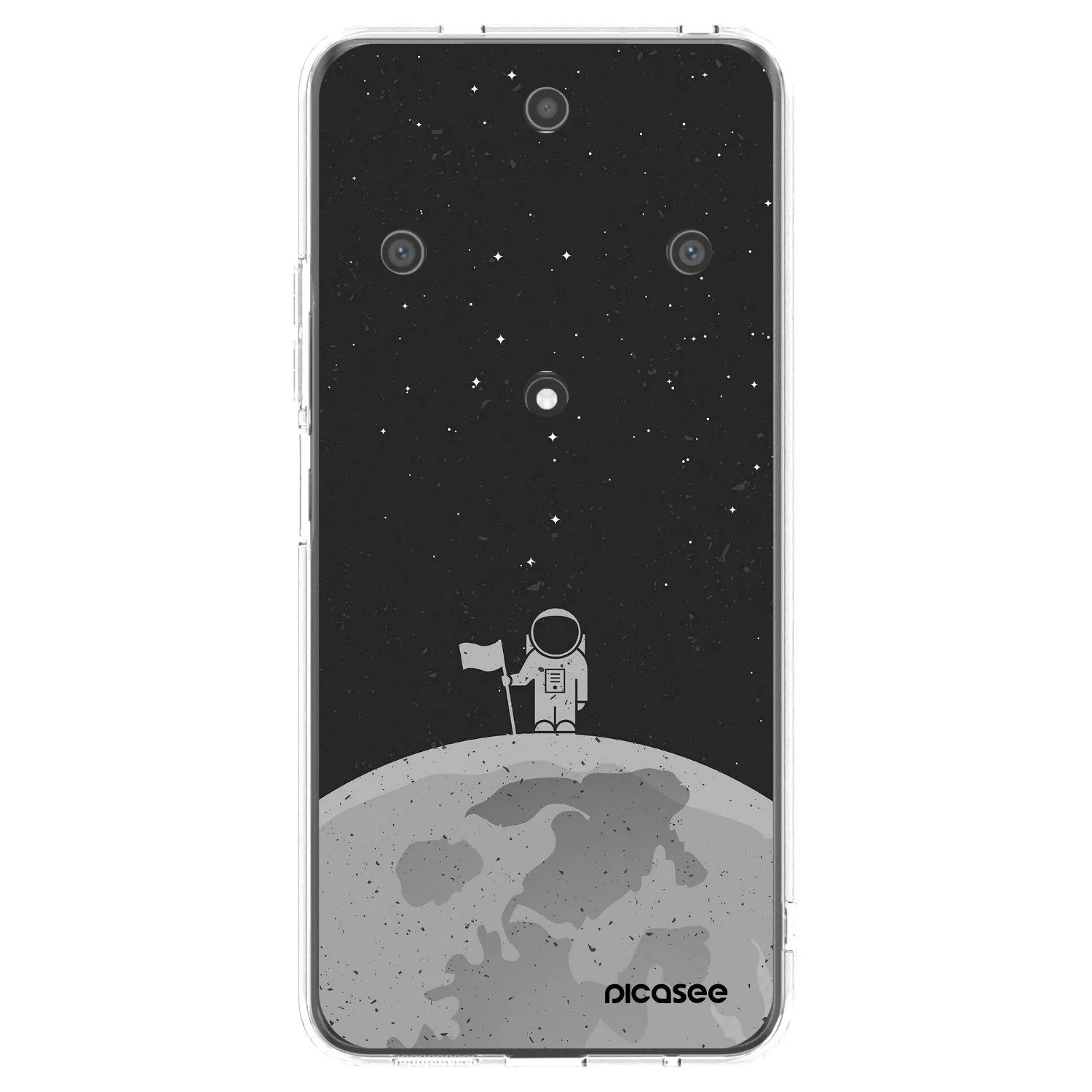 Picasee Honor Magic5 Lite 5G Hülle - Transparentes Silikon - Astronaut