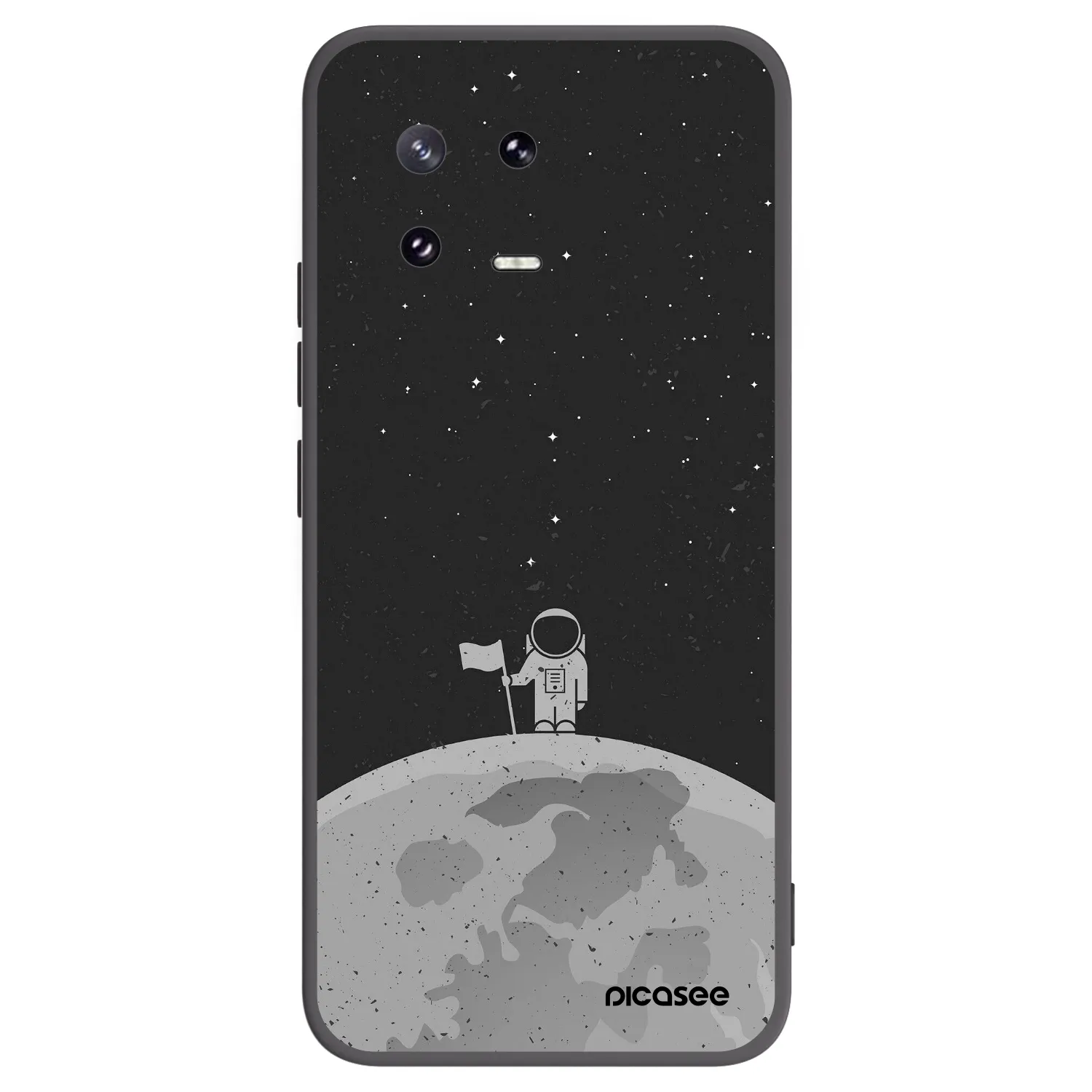 Picasee Xiaomi 13 Pro Hülle - Schwarzes Silikon - Astronaut