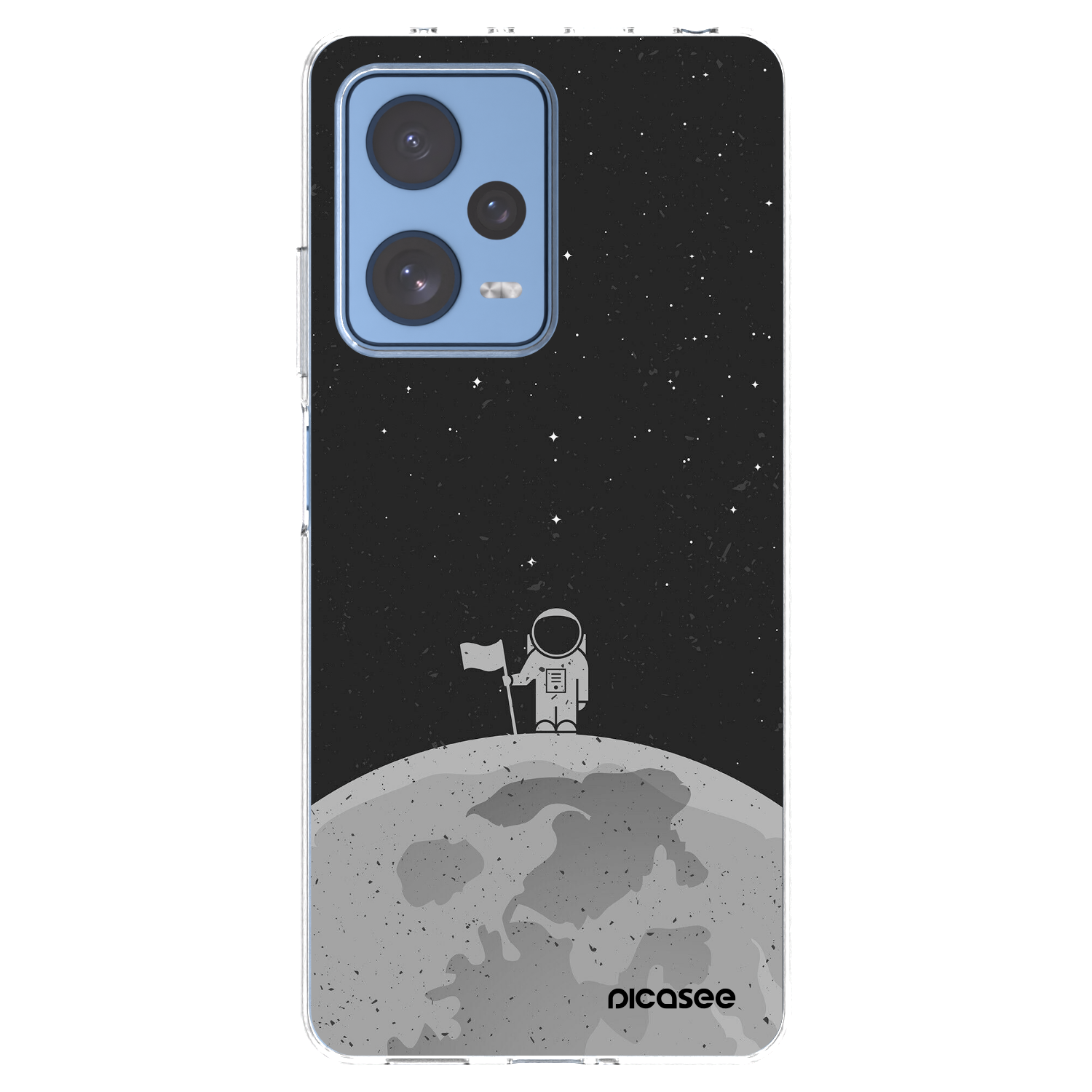 Picasee Xiaomi Redmi Note 12 Pro 5G Hülle - Transparentes Silikon - Astronaut