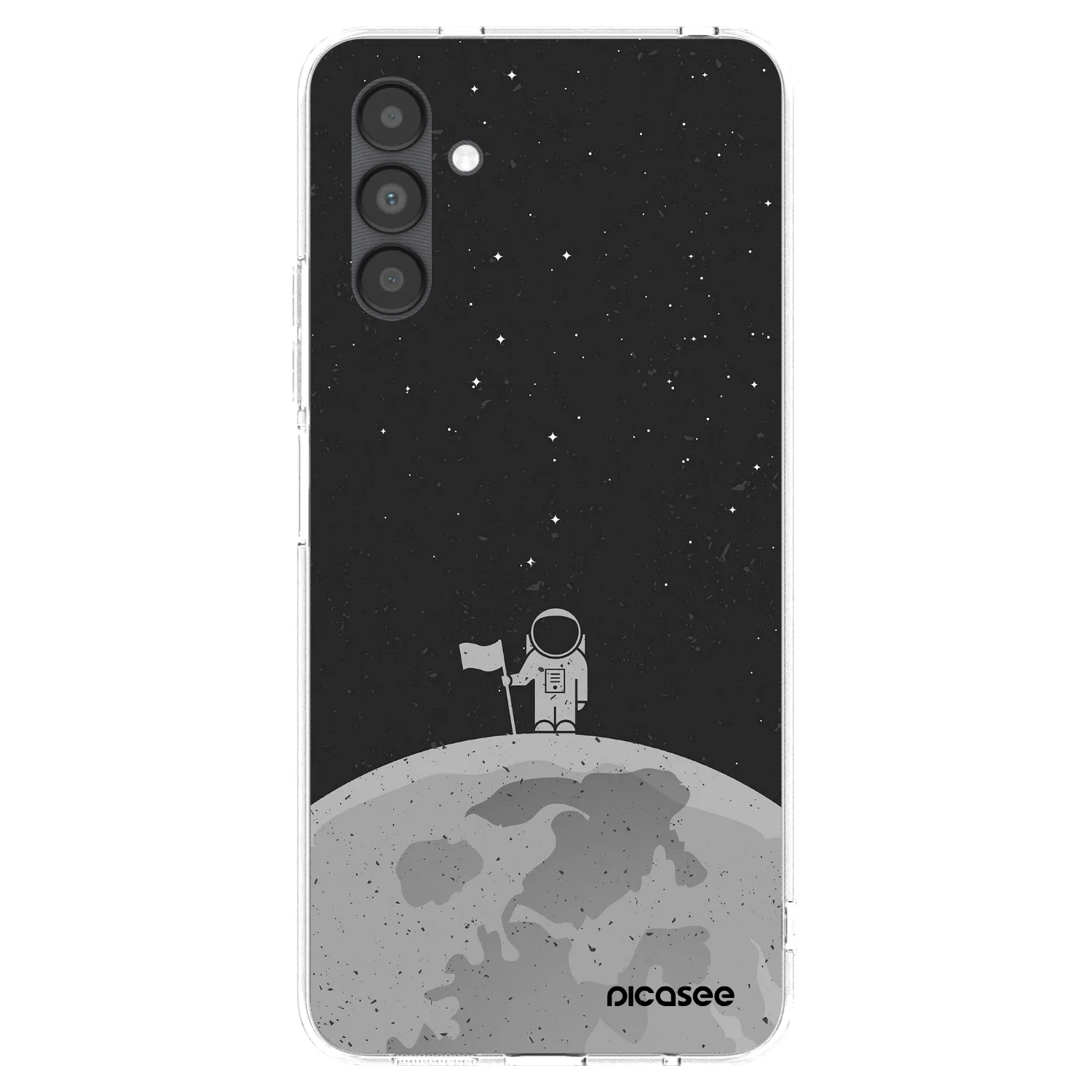 Picasee Samsung Galaxy A04s A047F Hülle - Transparentes Silikon - Astronaut