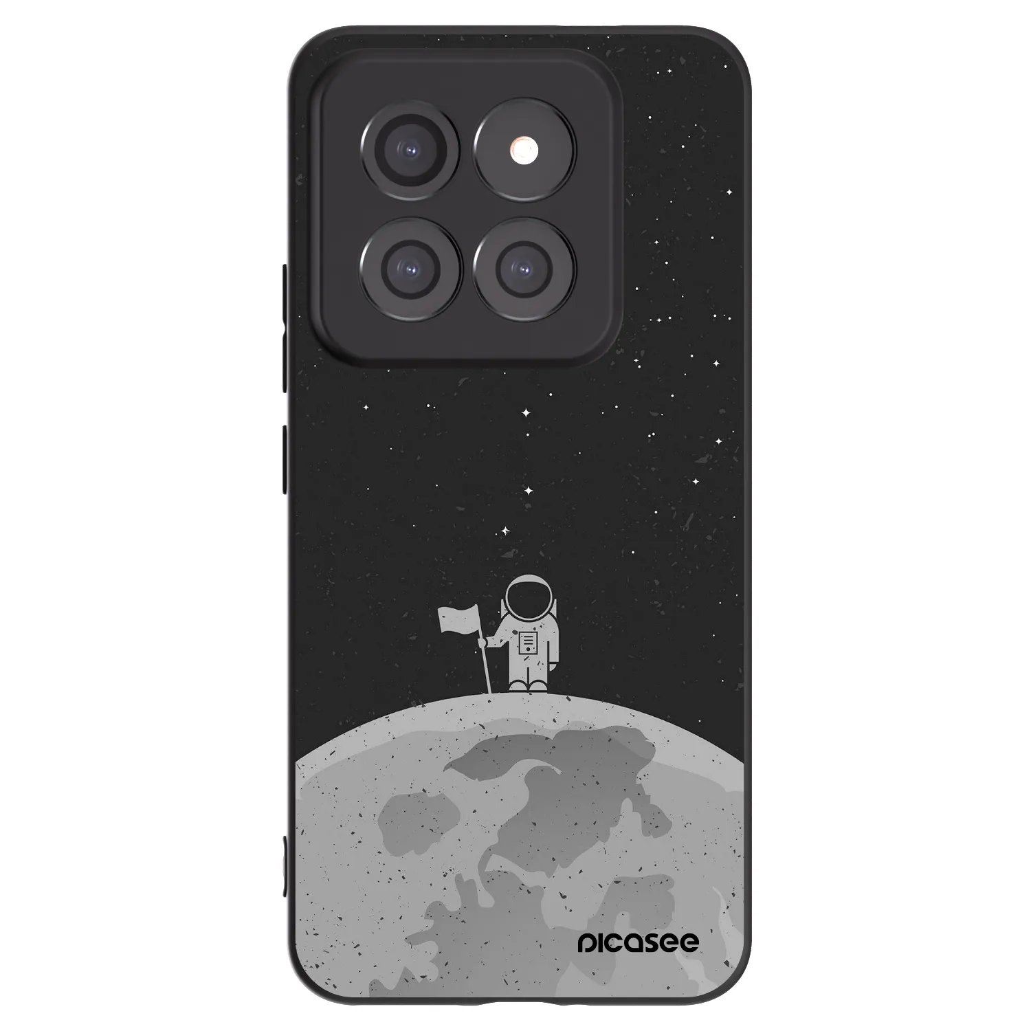 Picasee Xiaomi 14 Pro Hülle - Schwarzes Silikon - Astronaut