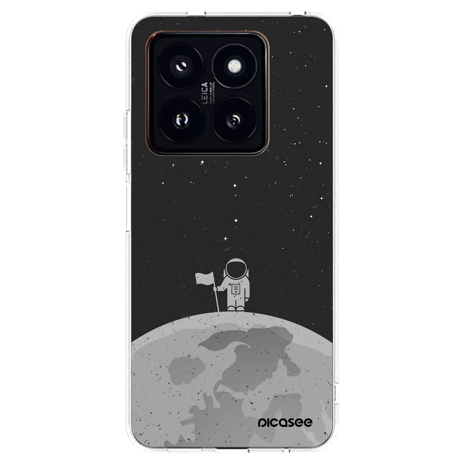 Picasee Xiaomi 14 Pro Hülle - Transparentes Silikon - Astronaut