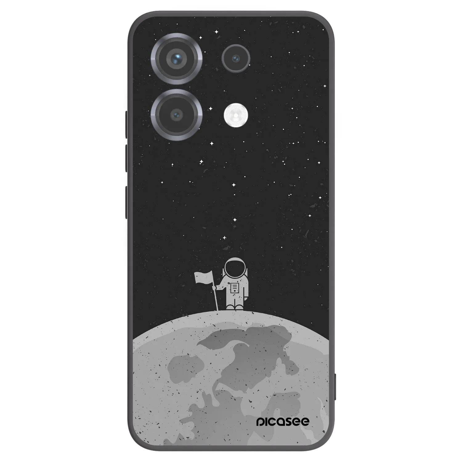 Picasee Xiaomi Poco X6 Hülle - Schwarzes Silikon - Astronaut