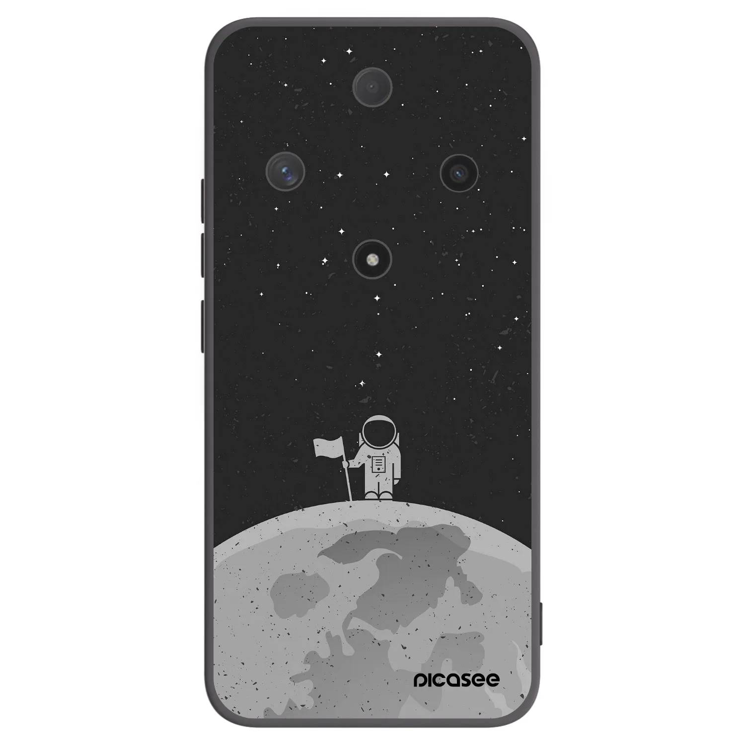 Picasee Honor Magic6 Lite 5G Hülle - Schwarzes Silikon - Astronaut