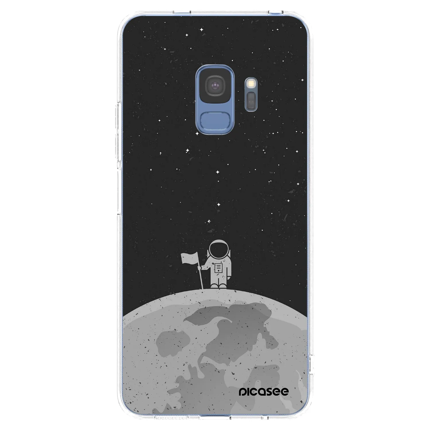 Picasee Samsung Galaxy S9 G960F Hülle - Transparentes Silikon - Astronaut