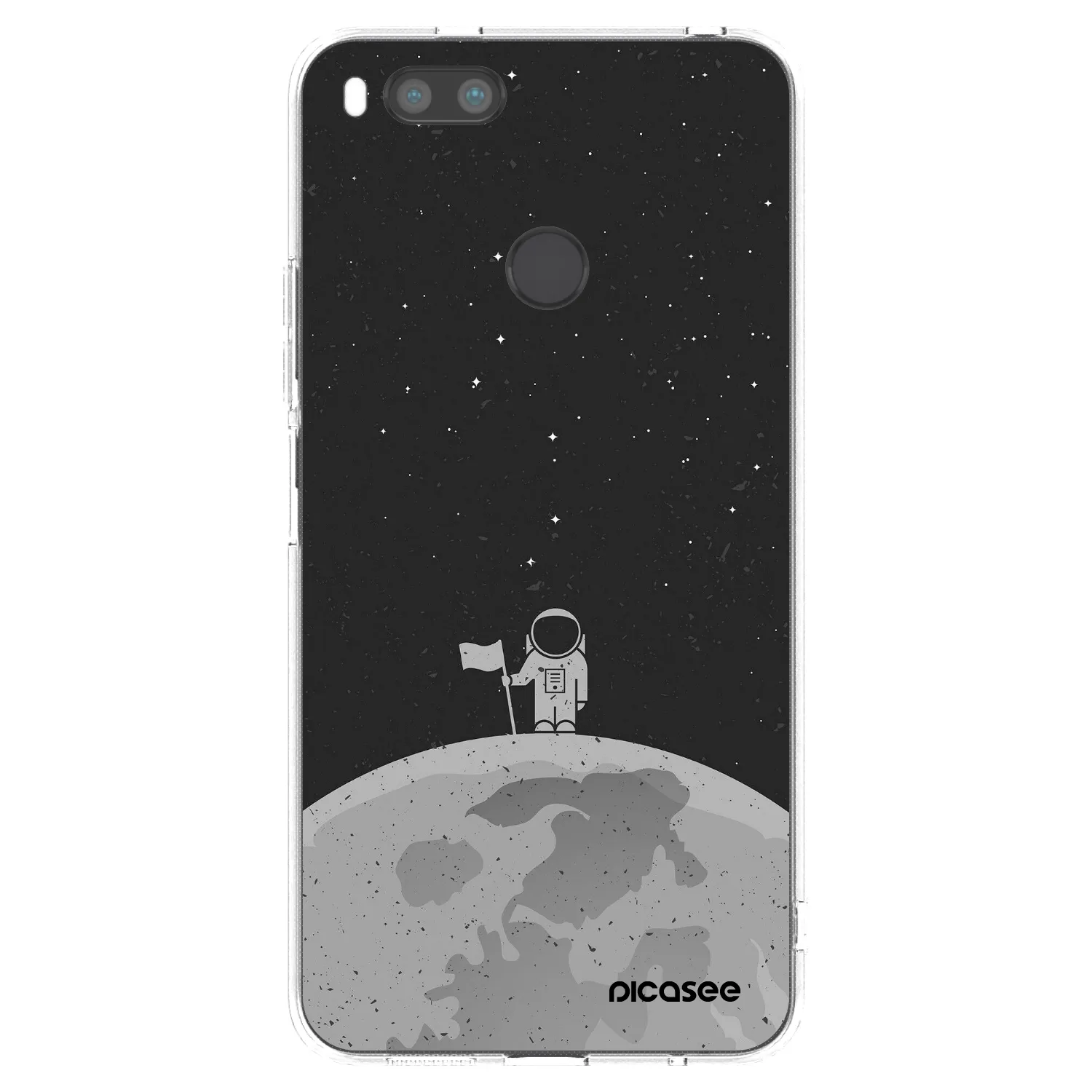 Picasee Xiaomi Mi A1 Global Hülle - Transparentes Silikon - Astronaut