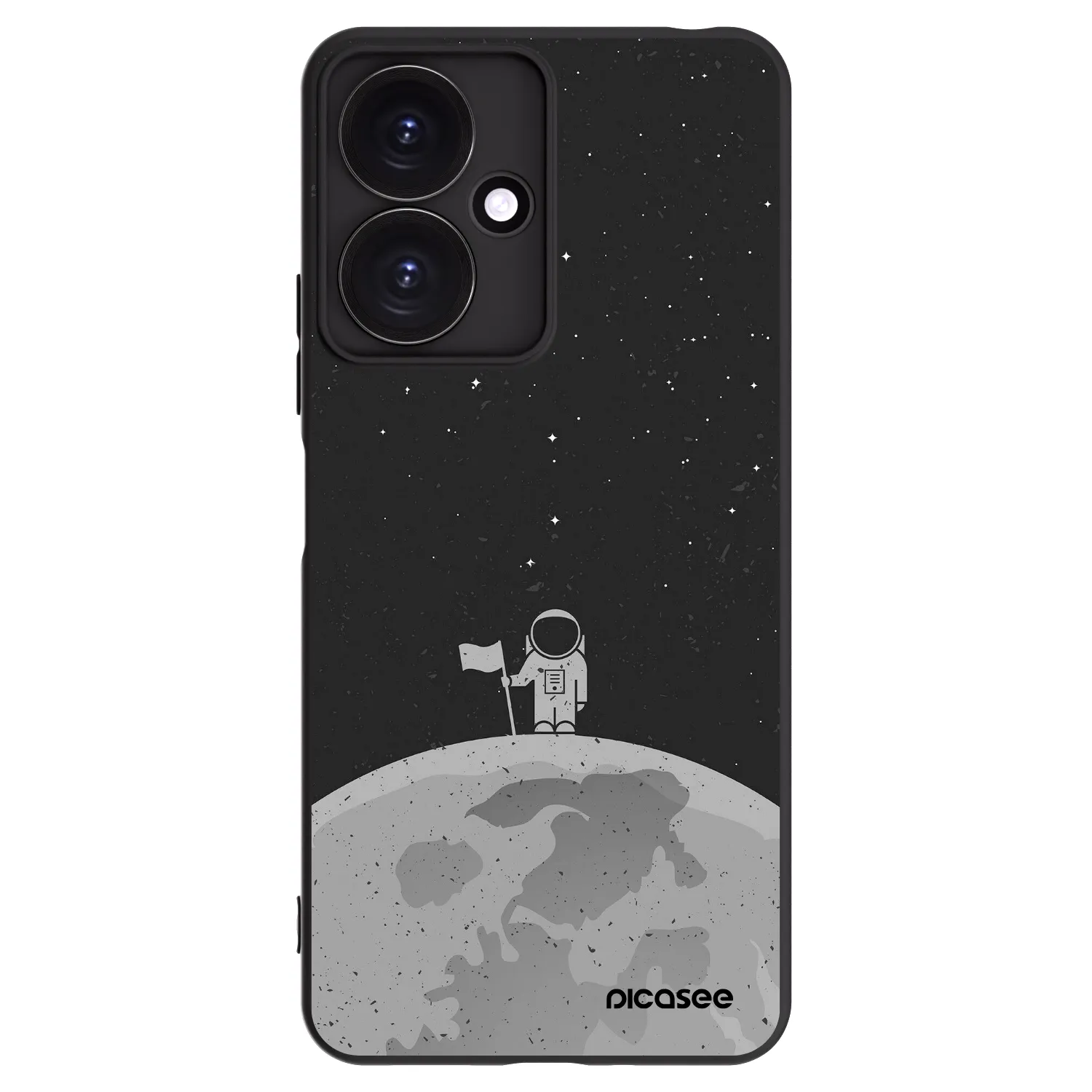 Picasee Xiaomi Redmi 13C 5G Hülle - Schwarzes Silikon - Astronaut