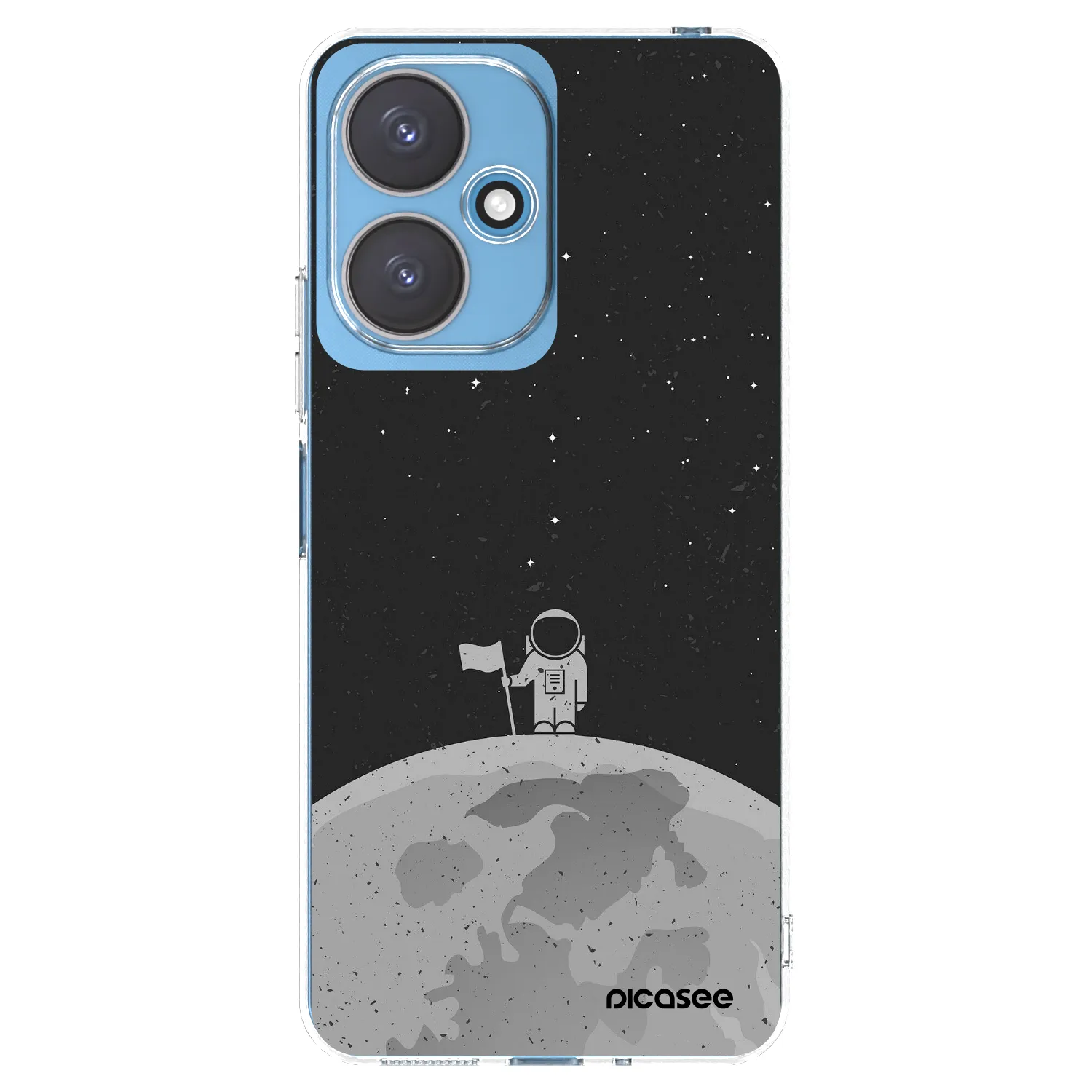 Picasee Xiaomi Redmi 13C 5G Hülle - Transparentes Silikon - Astronaut