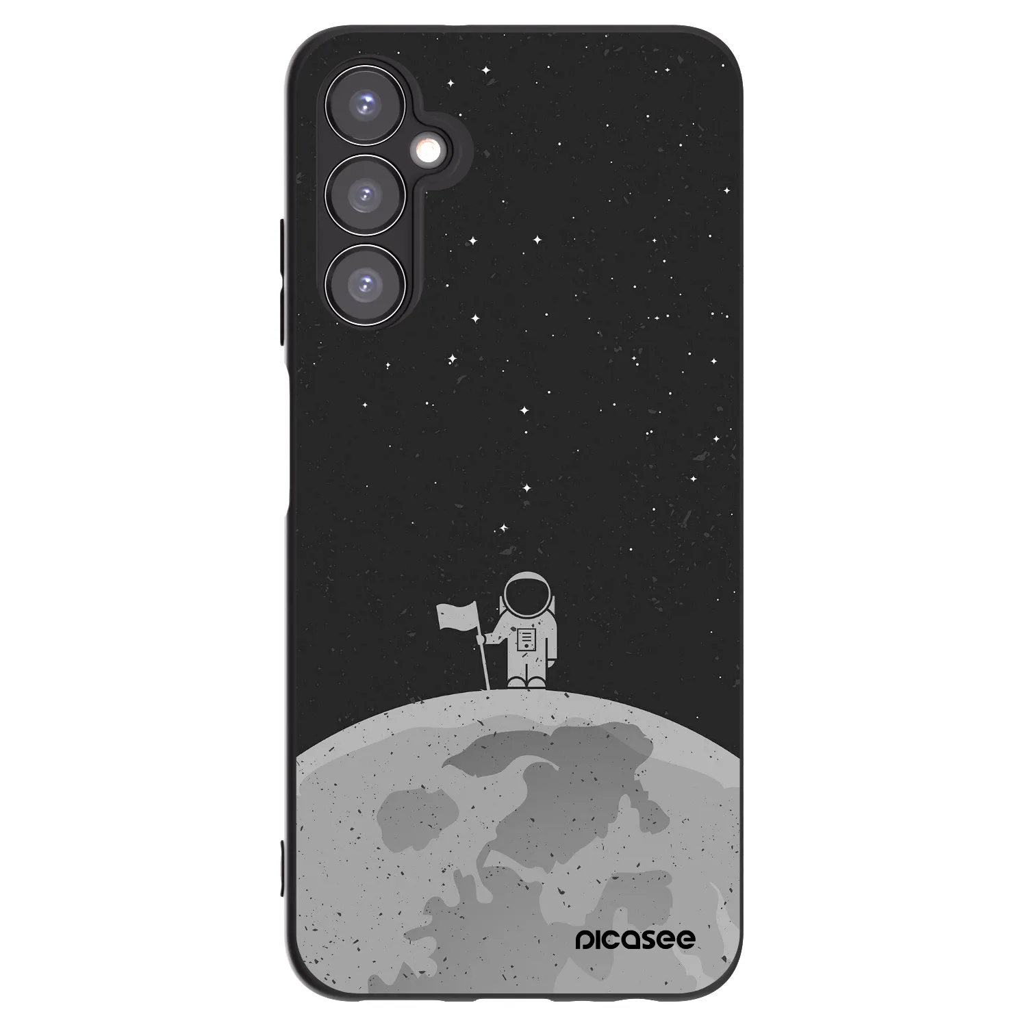 Picasee Samsung Galaxy A05s A057G Hülle - Schwarzes Silikon - Astronaut