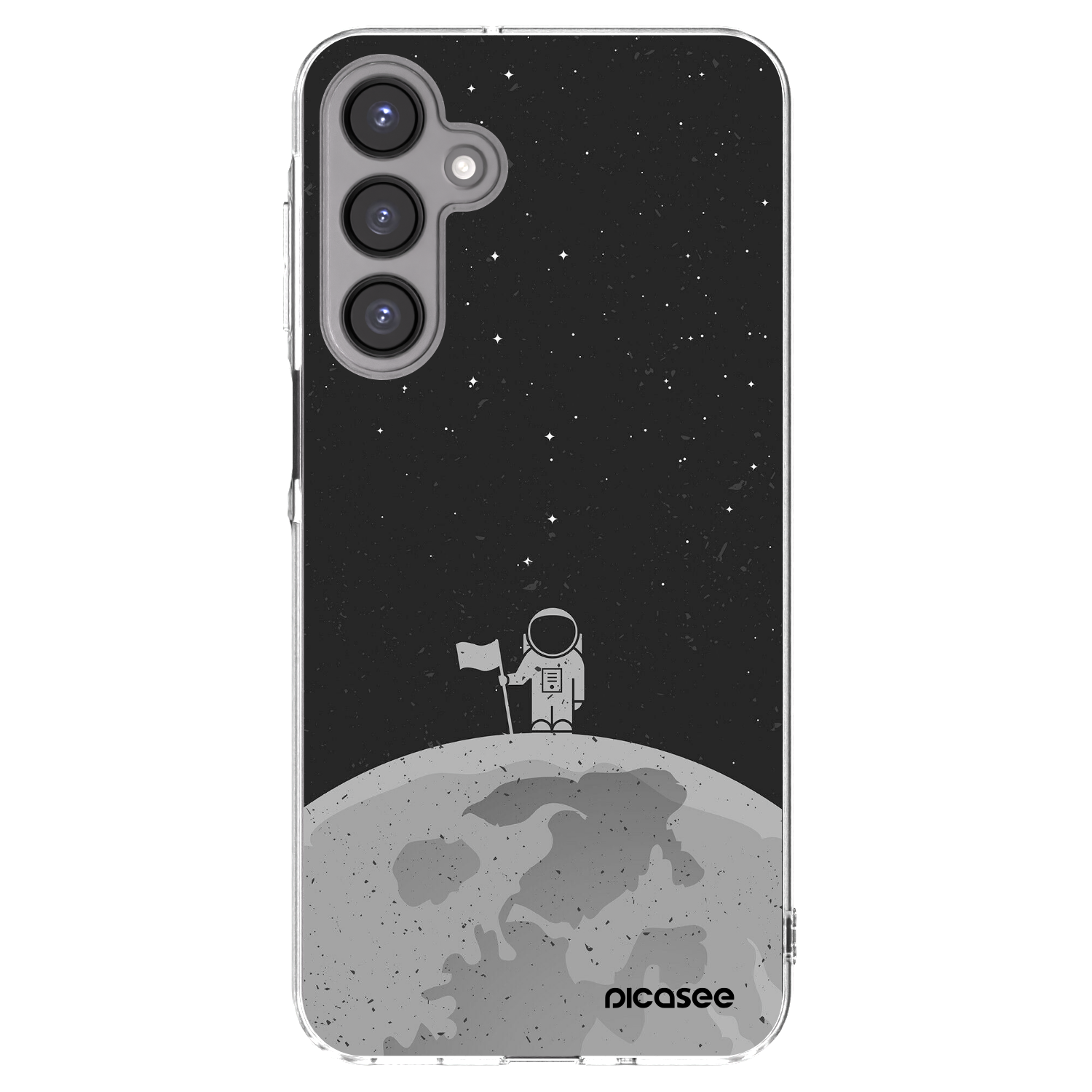 Picasee Samsung Galaxy A16 5G Hülle - Transparentes Silikon - Astronaut