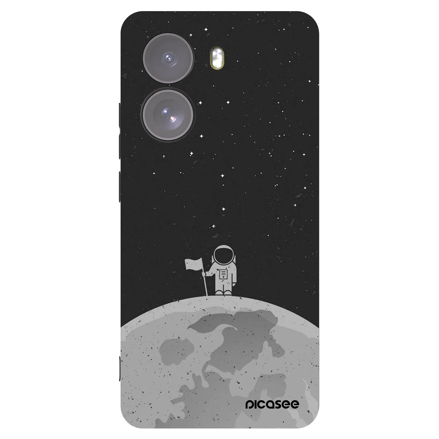 Picasee Xiaomi Poco X7 Hülle - Schwarzes Silikon - Astronaut