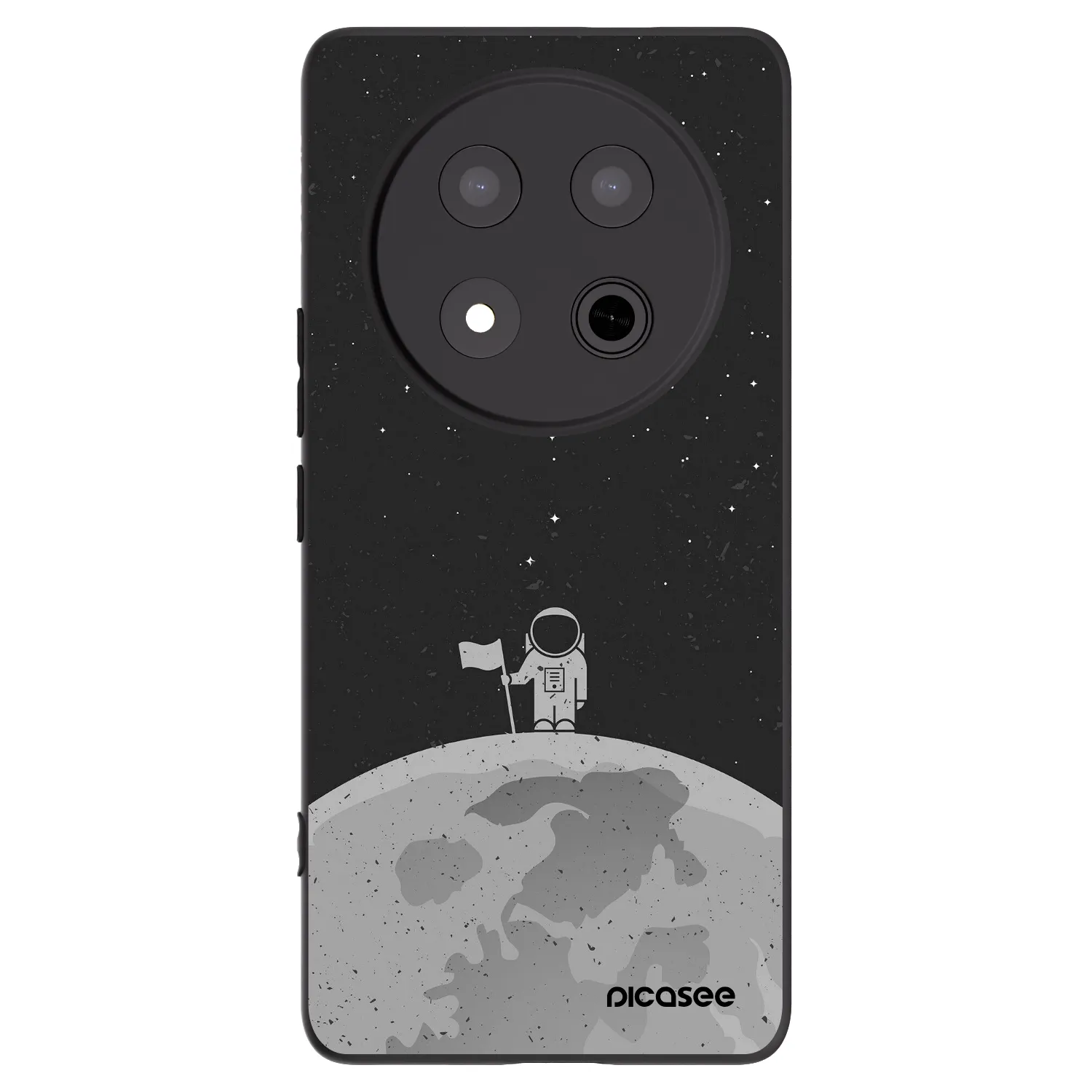 Picasee Honor Magic7 Lite 5G Hülle - Schwarzes Silikon - Astronaut