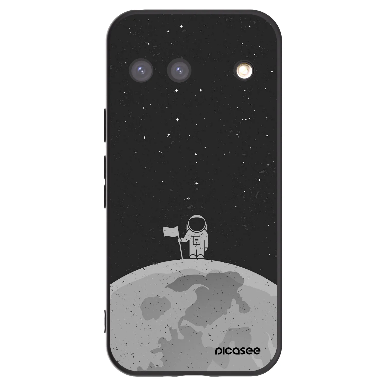 Picasee Google Pixel 9 Hülle - Schwarzes Silikon - Astronaut