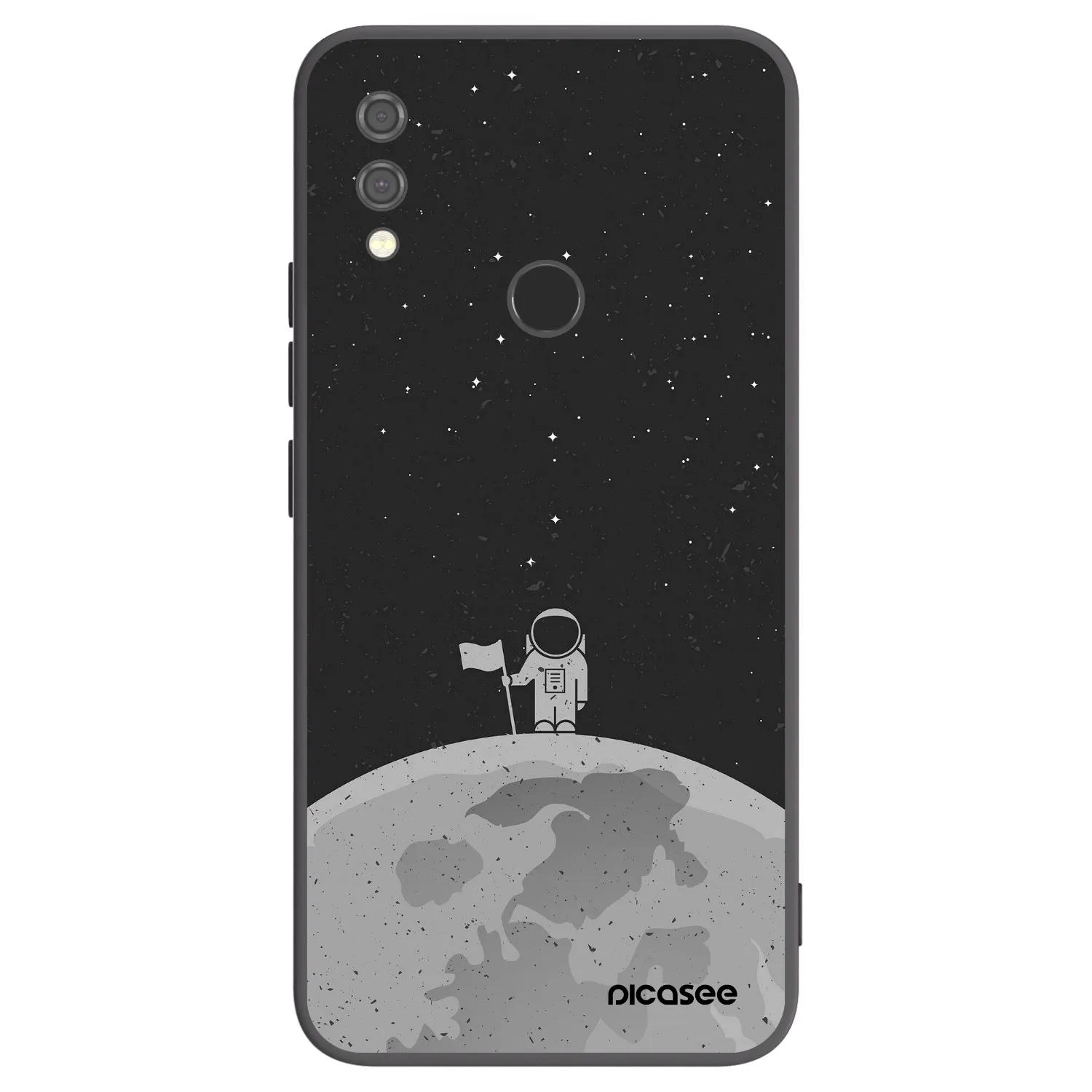 Picasee Xiaomi Redmi Note 7 Hülle - Schwarzes Silikon - Astronaut