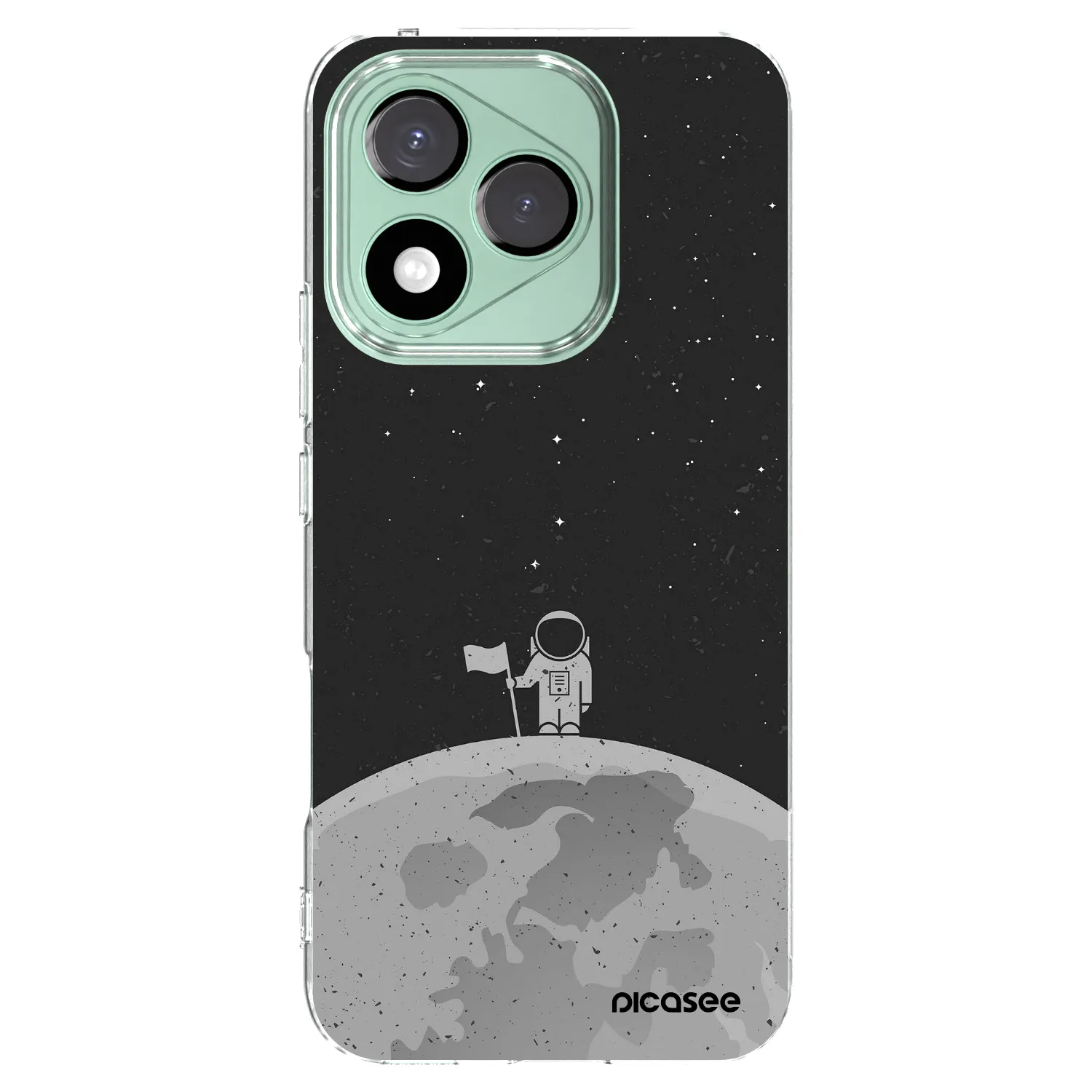 Picasee Honor 400 Lite 5G Hülle - Transparentes Silikon - Astronaut