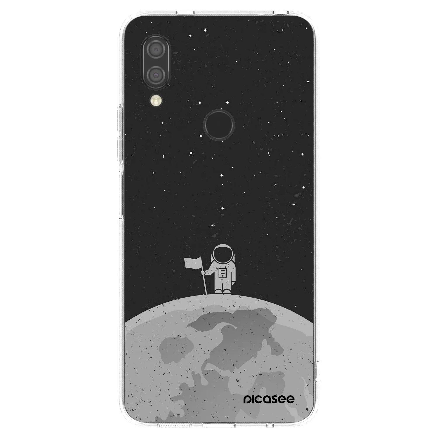 Picasee Xiaomi Redmi 7 Hülle - Transparentes Silikon - Astronaut