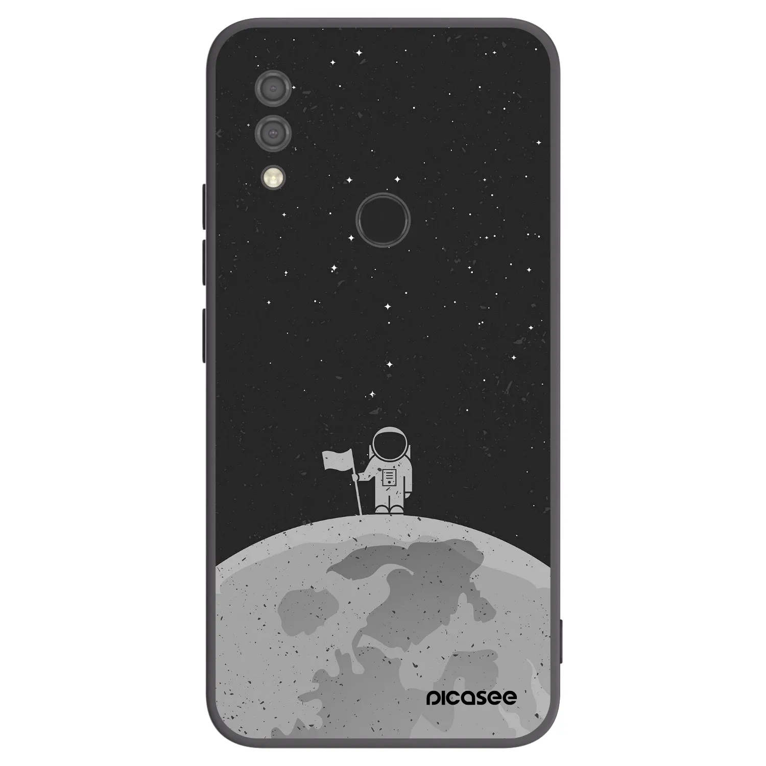 Picasee Xiaomi Redmi 7 Hülle - Schwarzes Silikon - Astronaut