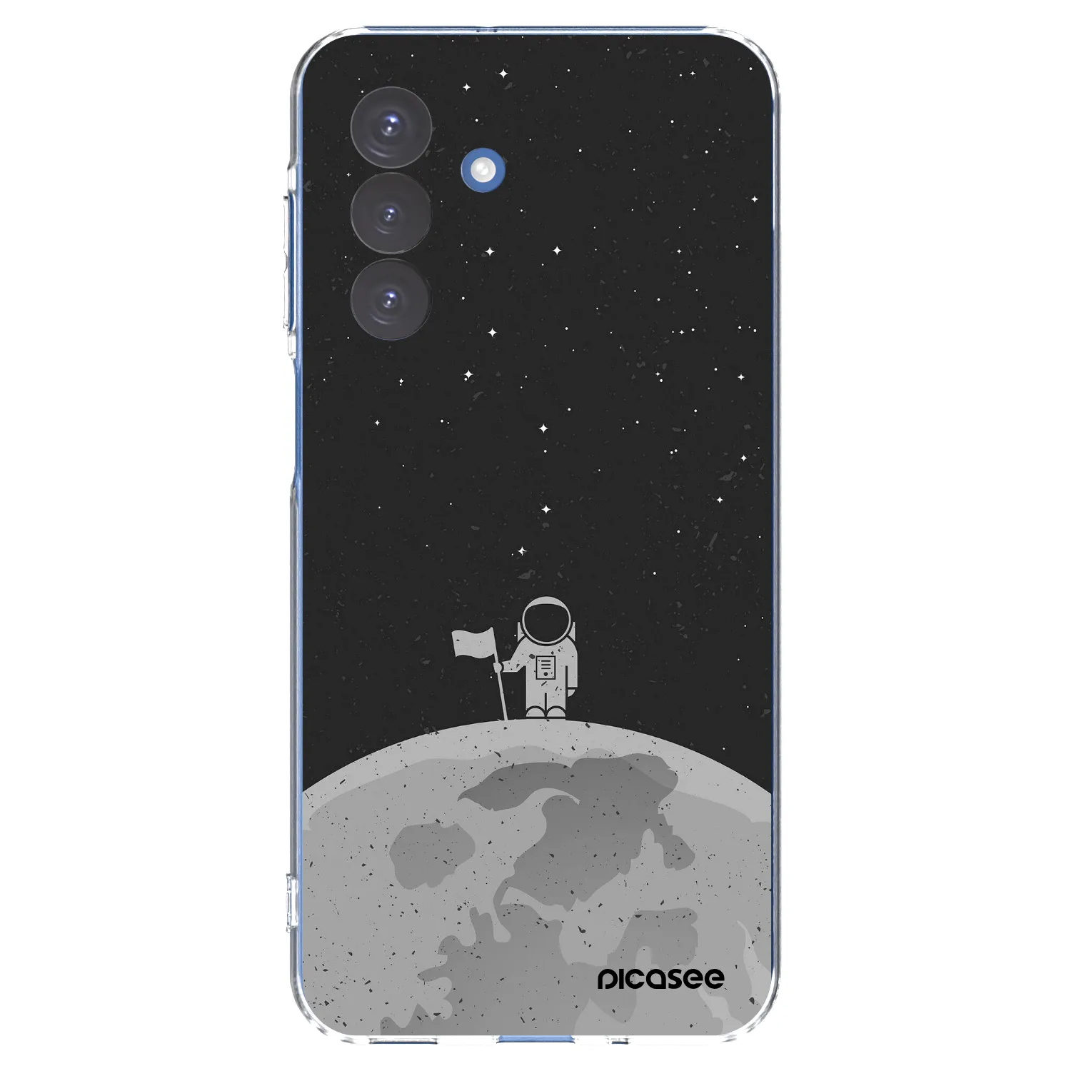 Picasee Samsung Galaxy A17 5G Hülle - Transparentes Silikon - Astronaut