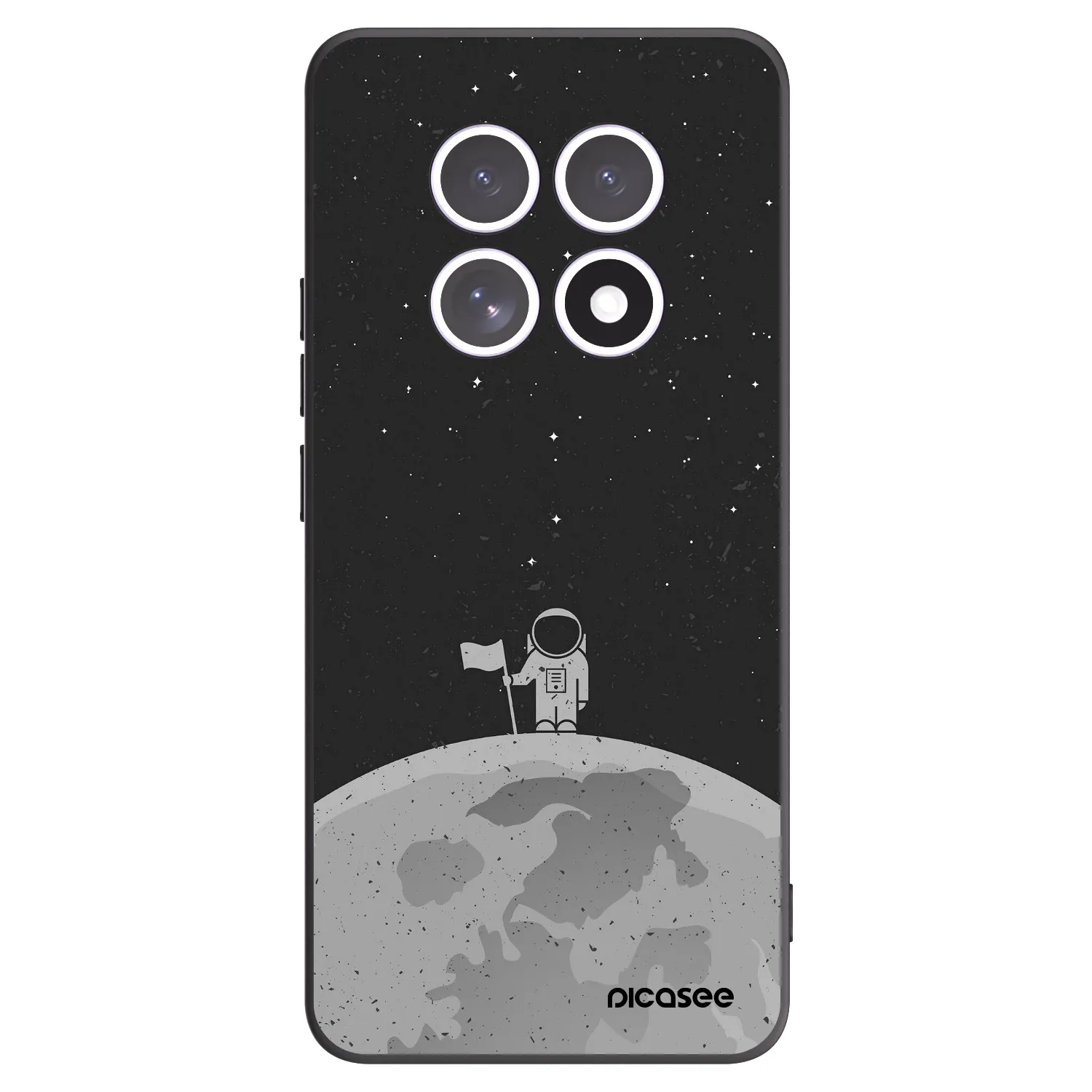 Picasee Xiaomi Redmi Note 15 Hülle - Schwarzes Silikon - Astronaut