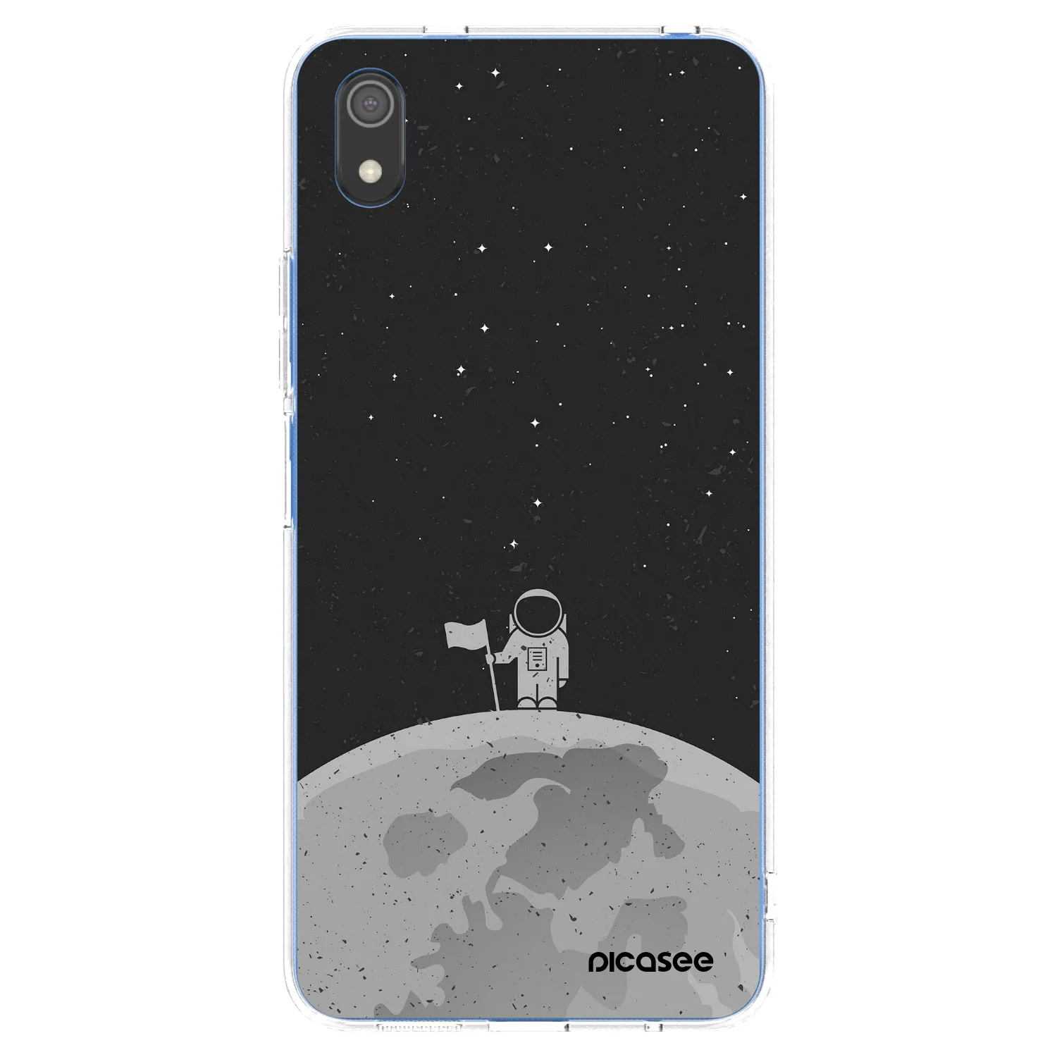 Picasee Xiaomi Redmi 7A Hülle - Transparentes Silikon - Astronaut