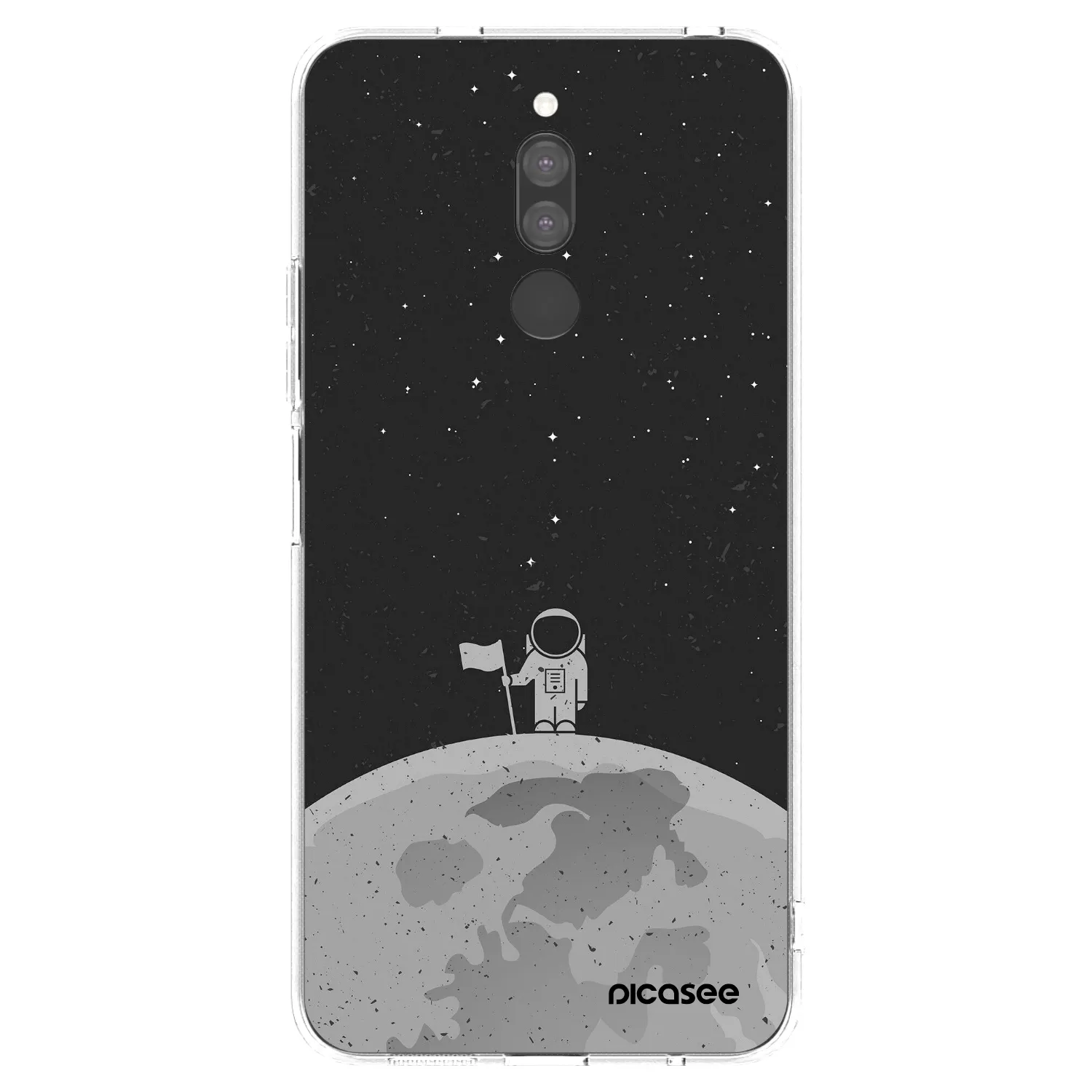 Picasee Xiaomi Redmi 8 Hülle - Transparentes Silikon - Astronaut