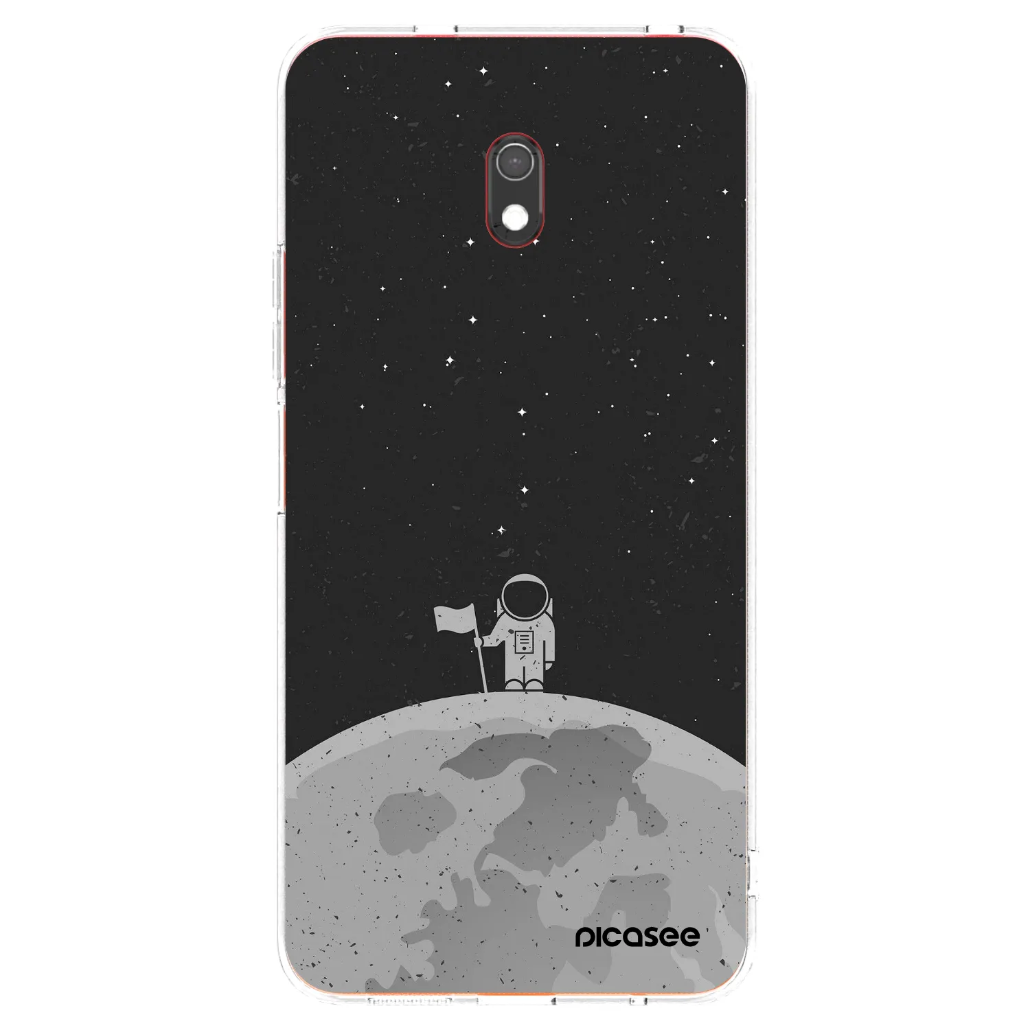 Picasee Xiaomi Redmi 8A Hülle - Transparentes Silikon - Astronaut