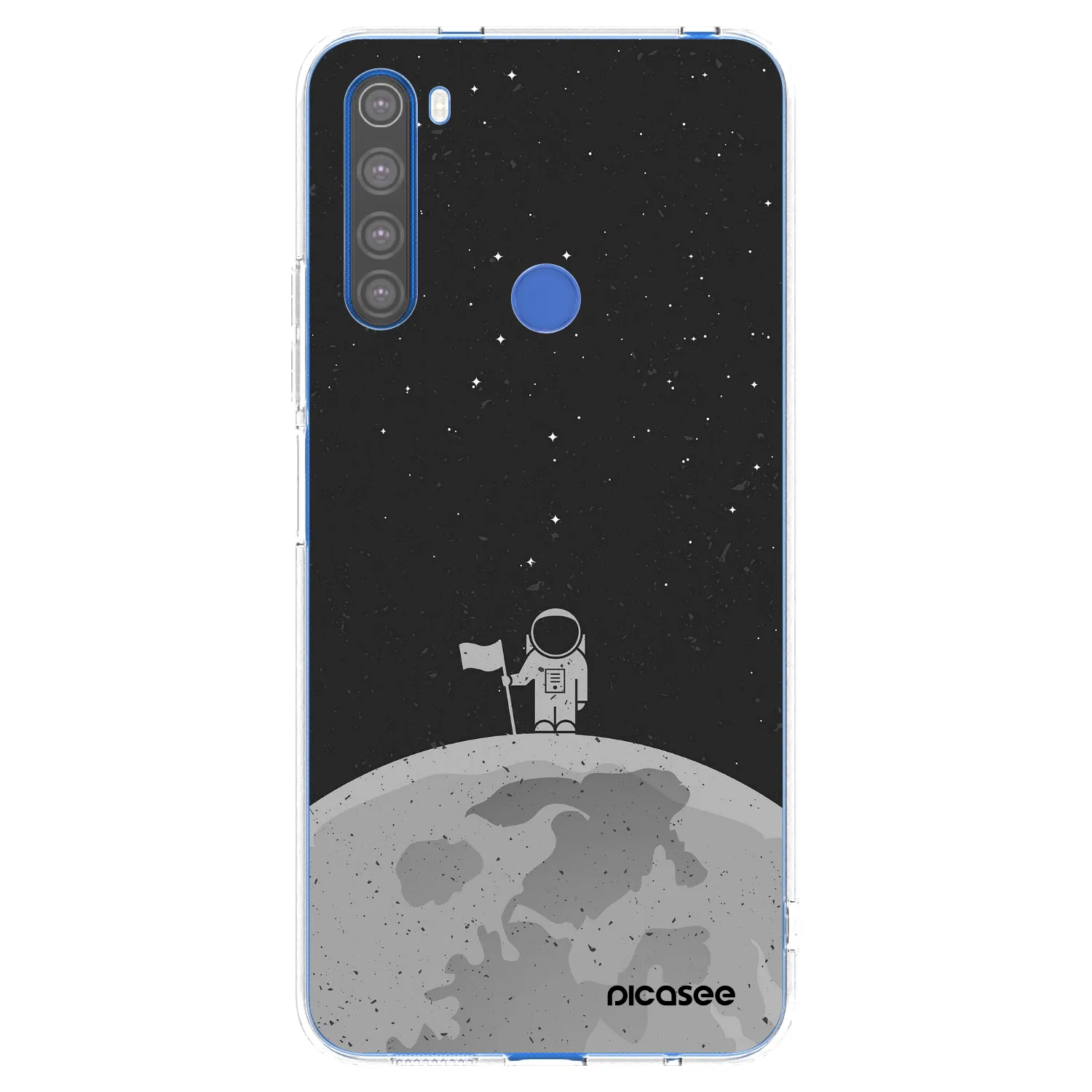 Picasee Xiaomi Redmi Note 8T Hülle - Transparentes Silikon - Astronaut