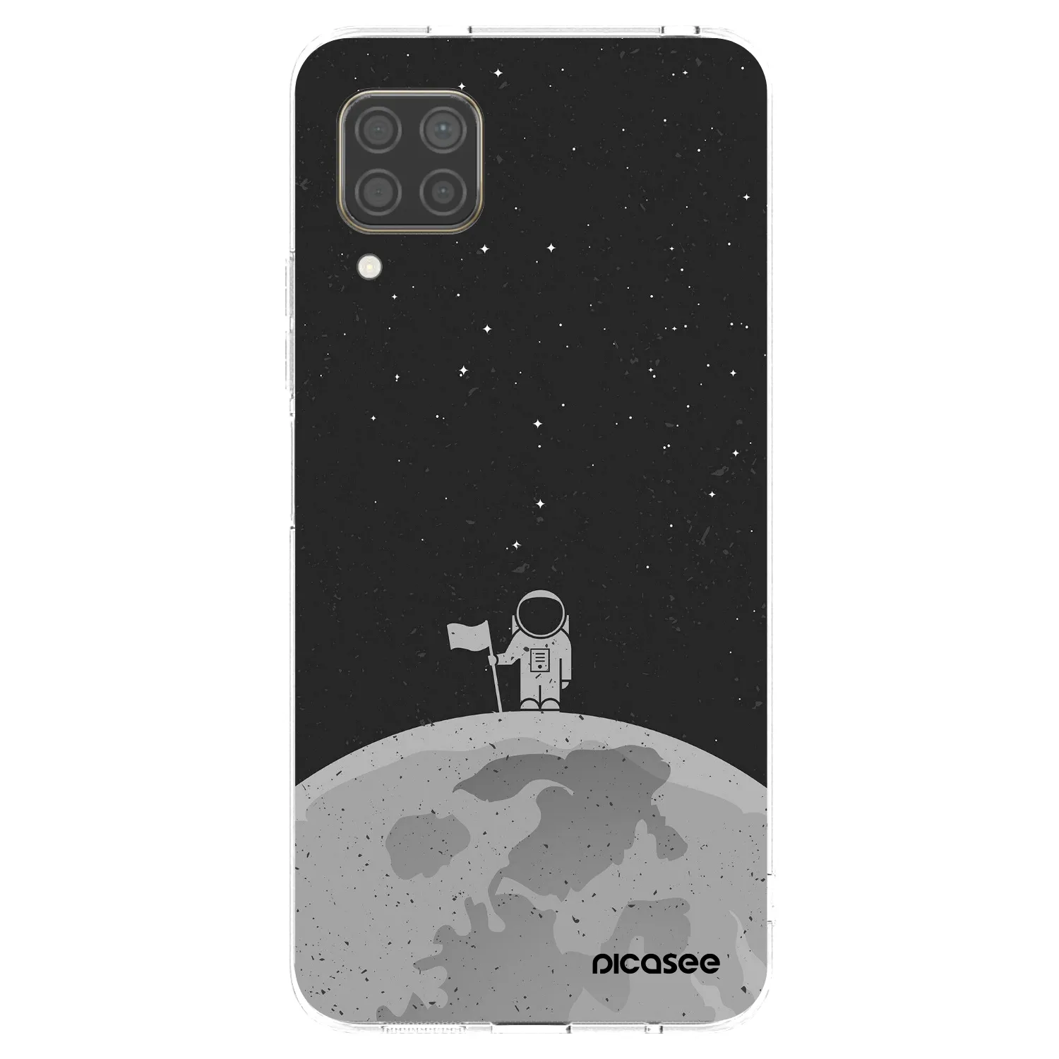 Picasee Huawei P40 Lite Hülle - Transparentes Silikon - Astronaut