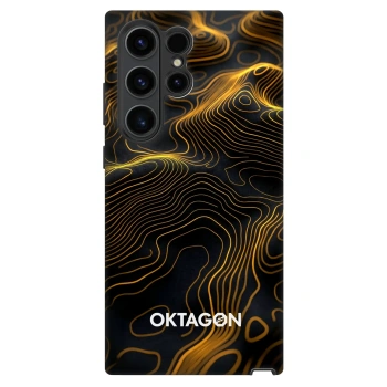 Hülle für Samsung Galaxy S22 Ultra 5G - OKTAGON - Fightflow Abstract